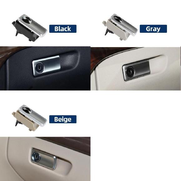 適用: メルセデス ベンツ GL ML GLE GLS W166 W292 ツールボックス ハンドル ロック ラッチ カバー プラー グローブ コンパートメント メンバー スイッチ グリップ ロック ブラック～ベージュ SR-CC-7786 Interior parts for cars