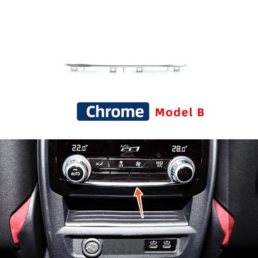 適用: BMW 5 6 7シリーズ G38 G30 G32 G12 フロント リア エアコン ラジオ パネル メッキ ストリップ 装飾 トリム ストリップ リア 1ピース SR-CC-8019 Interior parts for cars