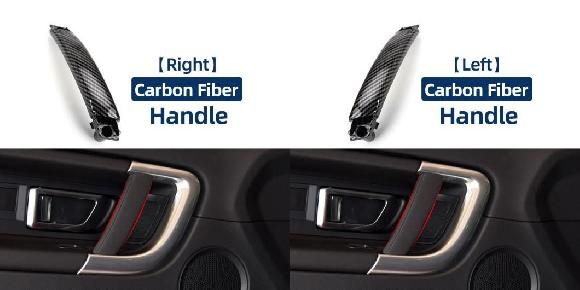インテリア 左 右 ドア レザー プル ハンドル アセンブリ 適用: ランドローバー/LAND ROVER ディスカバリー スポーツ 2015-2019 カーボン ハンドル 右・カーボン ハンドル 左 SR-CC-8515 Interior parts for cars|オートパーツエージェンシー2号店