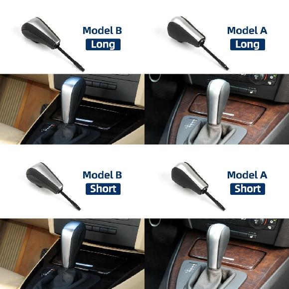 オートマチック ギア シフト レバー ノブ スティック 適用: BMW E39 E46 E53 E60 E61 E63 E64 E81 E82 E87 E90 E91 E92 E93 E83 モデルB ロング～モデルA ショート SR-CC-8534 Interior parts for cars 40,417円