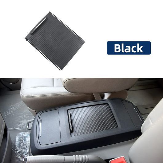 フロント アームレスト ボックス ローラー カバー 適用: 江淮汽車 リファイン M5 84601V7050 シャッター カバー 2013-2021 センター コンソール グローブ ボックス ローラー ブラインド ブラック SR-CC-8368 Interior parts for cars