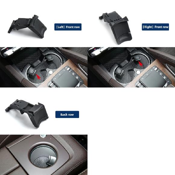 2020-2025 W167 適用: メルセデス ベンツ GLE GLS クラス 1678101804 センター コンソール カップホルダー クリップ バックル フロント 左～後ろ側 SR-CC-8645 Interior parts for cars