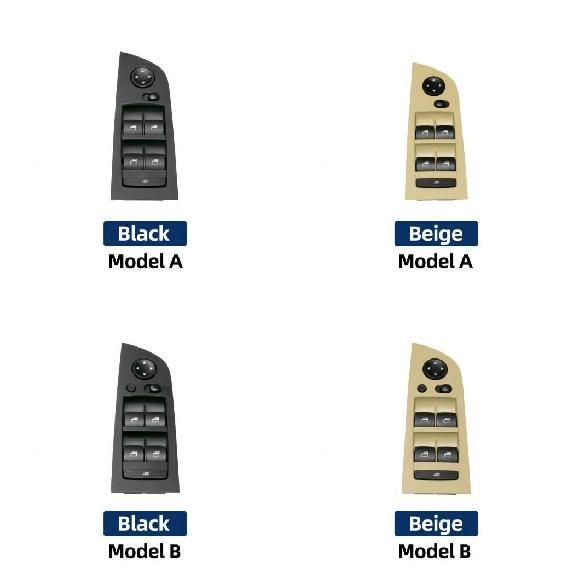 ドライバ パワー マスター ウインドウ スイッチ コンソール 適用: BMW 3 E90 E91 61319217329 61319217331 61319217330 モデルA ブラック～モデルB ベージュ SR-CC-8890 Interior parts for cars