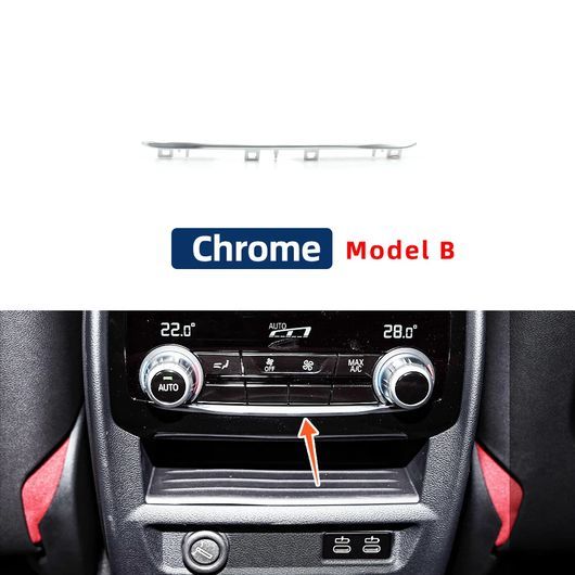 クローム 適用: BMW 5 6 7シリーズ G30 G38 G32 G11 G12 フロント センター コンソール エア コンディション トリム ストリップ 61319495846 リア 1ピース SR-CC-8797 Interior parts for cars