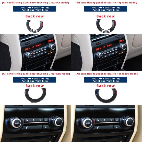 61319290751 適用: BMW 5 6 7 X5 X6シリーズ F01 F02 F04 F06 F10 F11 F18 F15 F16 リア エアコン パネル 装飾 リング オールドモデル リング 左～ニューモデル リング 右 SR-CC-9091 Interior parts for cars｜オートパーツエージェンシー2号店