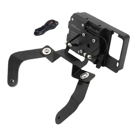 適用: TMAX 530 T-マックス 530 2012-2016 ウインドスクリーン ブラケット & 電話 ホルダー 適用: オートバイ アクセサリー ナビゲーション マウント ブラック SR-CC-9555 Motorcycle parts