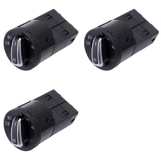 3X 3BD941531A ヘッドライト スイッチ 3BD 941 531 適用: VW ジェッタ ゴルフ ボーラ MK4 パサート B5 ビートル T5 ポロ 9N シャラン ルポ 1995-2005 ブラック SR-DD-0288 Car parts