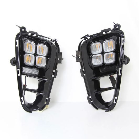 LED DRL 適用: 起亜 ピカント 2017 2018 2019 2020 デイタイムランニングライト フォグライト フォグランプ カバー グリル フレーム ホワイト イエロー SR-DD-0744 Car light｜オートパーツエージェンシー2号店 26,033円