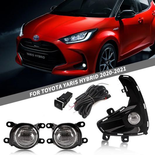 DRL 適用: トヨタ ヤリス ヴィッツ LED DRL デイタイム ドライビング ランニング ライト デイライト フォグランプ カバー ホール ライト ハロゲン SR-DD-0836 Car light｜オートパーツエージェンシー2号店