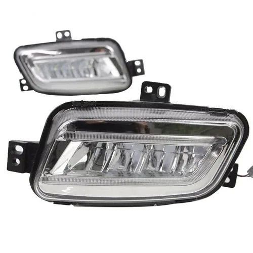 DRL 適用: フォード/FORD エベレスト 2016-2019 LED DRL デイタイム ドライビング ランニング ライト デイライト フォグランプ カバー ホール ライト SR-DD-0961 Car light