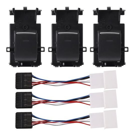 LED パワー ウインドウ リフター スイッチ ボタン ブラック 左ハンドル バックライト アップグレード 適用: トヨタ RAV4 CHR カローラ 2018-2020 ブラック SR-DD-1375 Car parts|オートパーツエージェンシー2号店