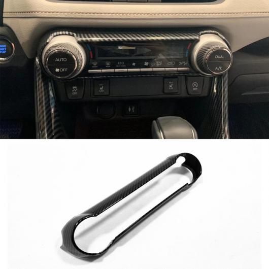 インテリア カーボン 装飾 アクセサリー 適用: トヨタ RAV4 2019-2021 2022 インストルメント コンソール ギア ドリンクホルダー カバー 通気口 トリム エアコン スイッチ ボタン SR-AA-3226 Interior parts for cars