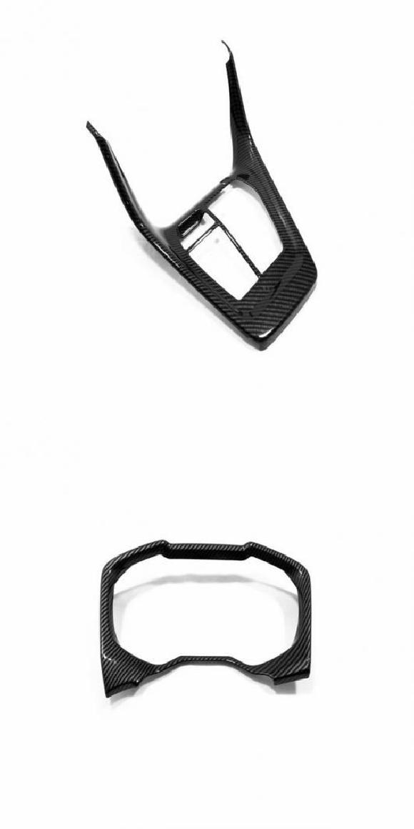 インテリア カーボン 装飾 アクセサリー 適用: トヨタ RAV4 2019-2021 2022 インストルメント コンソール ギア ドリンクホルダー ギア シフト パネル・インストルメント カバー SR-AA-3226 Interior parts for cars
