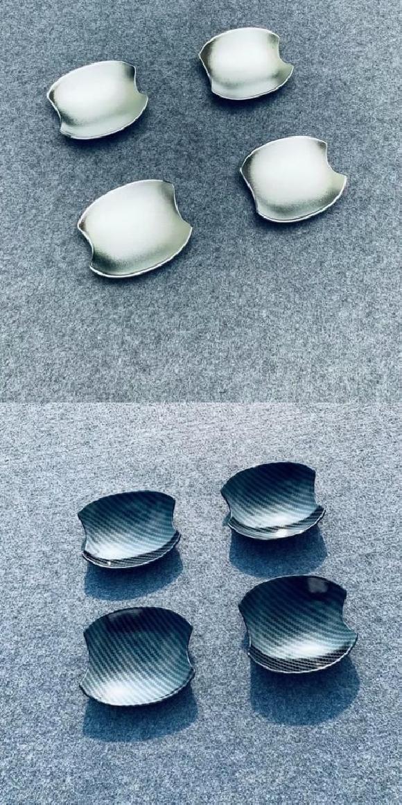適用: 日産 ローグ X-トレイル T33 2021 2022 アクセサリー クローム サイド ドア ハンドル ボウル カバー トリム ABS クローム・カーボンファイバー SR-AA-3298 Car parts