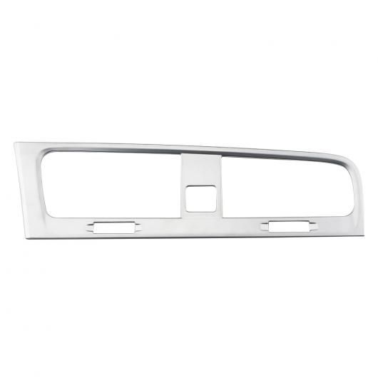 適用: フォルクスワーゲン/VOLKSWAGEN ゴルフ 7 MK7 7.5 MK7.5 2013-2019 左ハンドル用 センター コンソール 通気口 パネル ステッカー エアコン アウトレット カバー トリム アクセサリー シルバー SR-DD-2665 Interior parts for cars｜オートパーツエージェンシー2号店