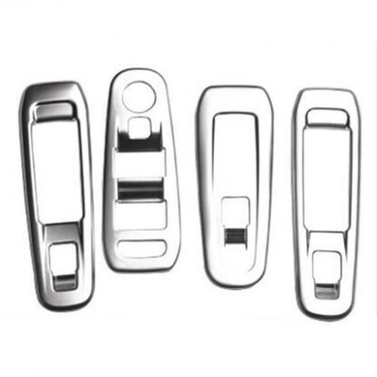 適用: プジョー/PEUGEOT 408 308 308S 2016 2017 2018 2019 ウインドウ リフト スイッチ パネル カバー 装飾 ステッカー 4ピース トリム インテリア アクセサリー シルバー SR-DD-2751 Interior parts for cars｜オートパーツエージェンシー2号店