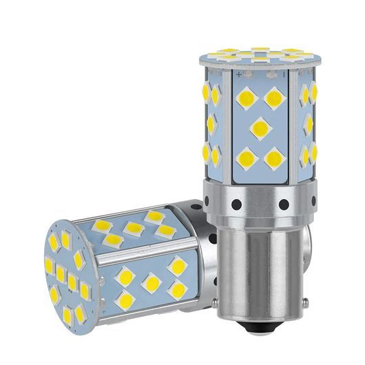 2ピース LED バルブ ブレーキ ライト リバース ライト ウインカー 7443 W21/5W T20 ホワイト～イエロー 2ピース SR-DD-3808 Car light｜オートパーツエージェンシー2号店