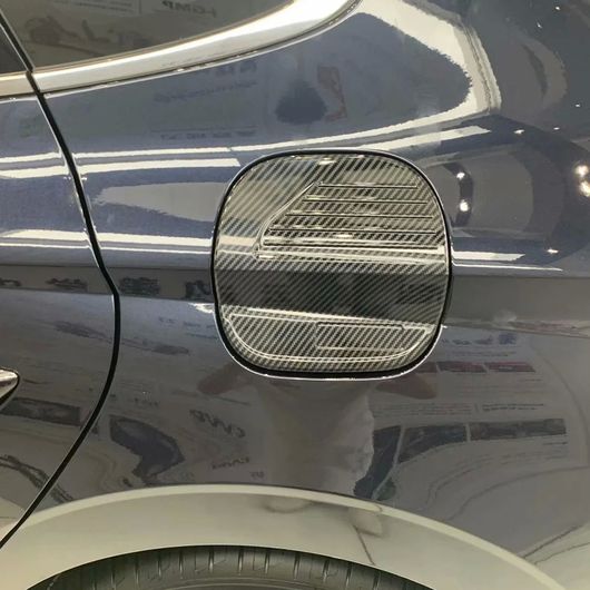 適用: ヒュンダイ/現代/HYUNDAI ソナタ DN8 2020 2021 ABS カーボンファイバー フューエル タンク キャップ カバー トリム ガス タンク ABS カーボンファイバー・ABS クローム SR-AA-3321 Exterior parts for cars