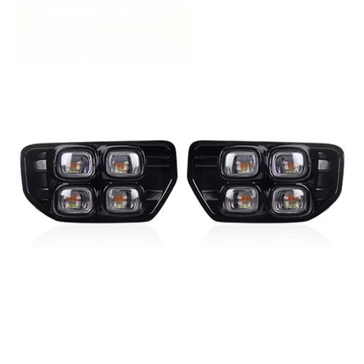 LED デイタイムランニングライト フォグランプ 適用: フォード/FORD レンジャー T9 XLT スポーツ プラチナ 2023 2024 フロント バンパー ドライビング DRL ダイナミック ホワイト イエロー SR-DD-4183 Car light|オートパーツエージェンシー2号店