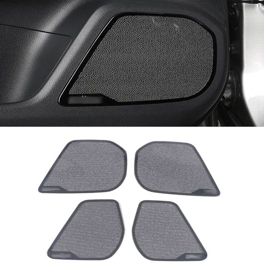 適用: レクサス NX 260 350H 2022 2023 スチール オーディオ スピーカー カバー トリム フロント リア ドア ラウドスピーカー カバー トリム 4ドア スピーカー ブラック SR-AA-3429 Interior parts for cars