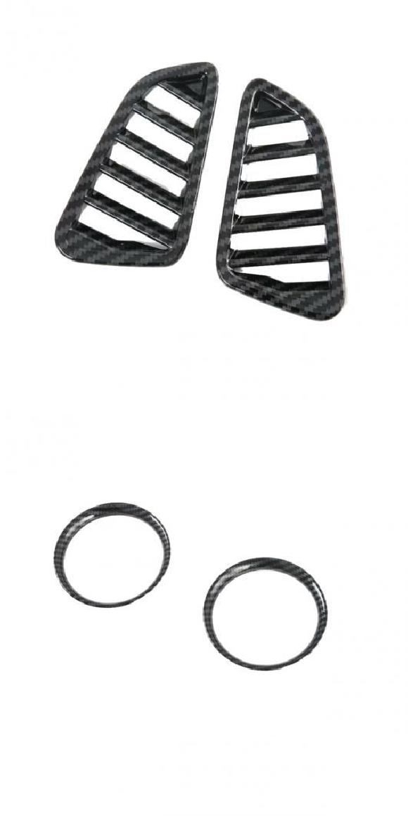 適用: 日産 ナバラ NP300 ST 2014-2017 2018 2019 2020 インテリア アクセサリー ギア シフト パネル インナー サイドエアコン吹き出し口カバー・サイドラウンドエアコンカバー SR-AA-3425 Interior parts for cars
