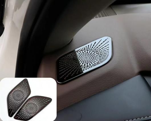 適用: 日産 ローグ X-トレイル T33 2022 2023 ドア オーディオ スピーカー カバー ラウドスピーカー トリム フレーム ステッカー スチール インテリア ダッシュボード ブラック SR-AA-3482 Interior parts for cars