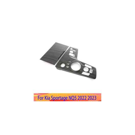 適用: 起亜 スポーテージ NQ5 2022 2023 フューエル ガス/ハイブリッド モデル ギア シフト ボックス パネル カバー トリム 装飾 インテリア アクセサリー ABS ピーチ ウッド ハイブリッド SR-AA-0202 Interior parts for cars
