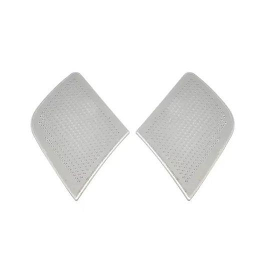 適用: MG 4 MG4 EV ムーラン 2022 2023 2024 スチール インテリア アクセサリー ドア オーディオ スピーカー カバー A ピラー リード ラウドスピーカー ダッシュボード AC シルバー SR-AA-0267 Interior parts for cars画像