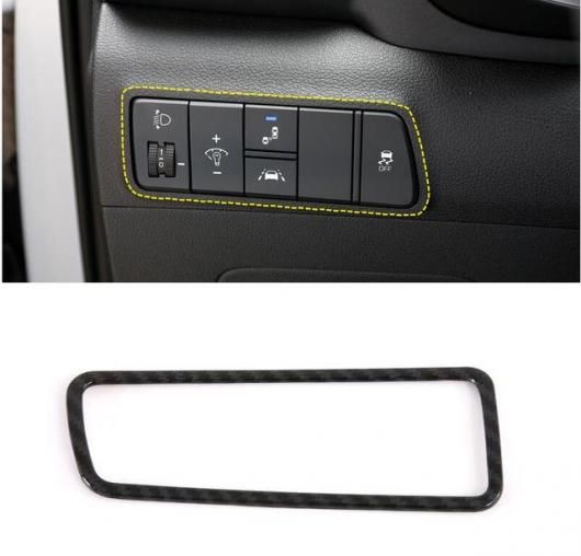 適用: ヒュンダイ/現代/HYUNDAI ツーソン 2015-2019 2020 カーボンファイバー アクセサリー スタイリング ウインドウ スイッチ パネル ギア シフト パネル ヘッドライト スイッチ カバー SR-AA-3667 Interior parts for cars