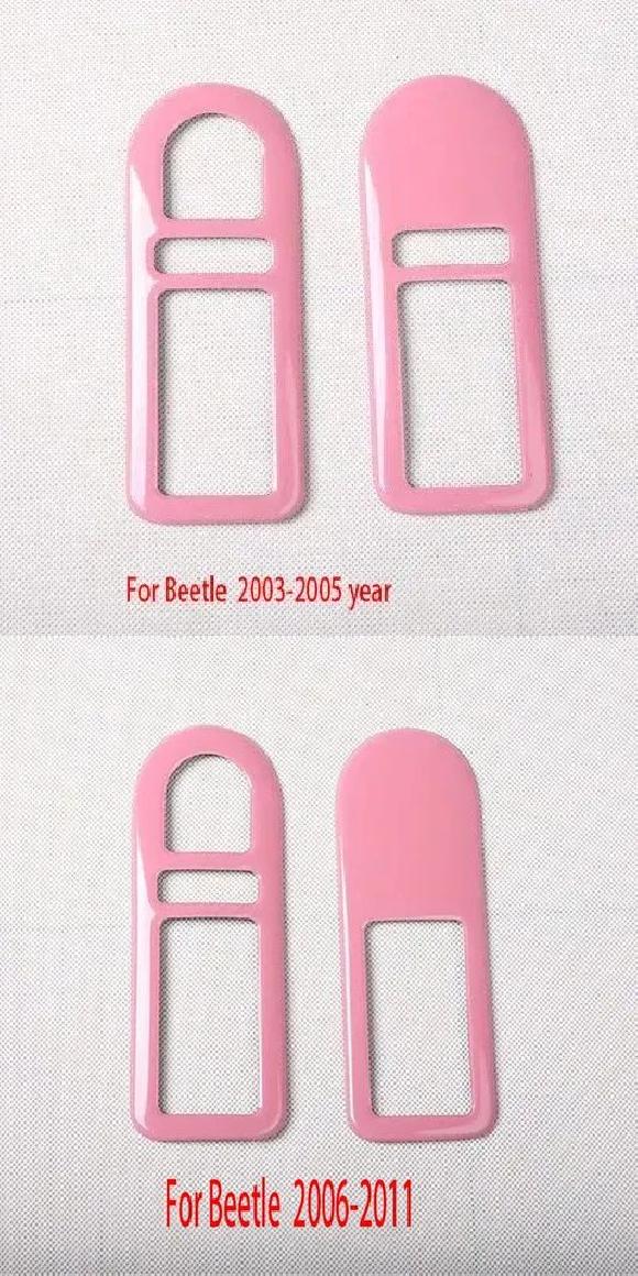 左ハンドル用 右ハンドル用 適用: フォルクスワーゲン/VOLKSWAGEN ビートル 2003-2011 ピンク カラー インテリア アクセサリー ドア ハンドル 03-05・ドア ハンドル 06-11 SR-AA-3704 Interior parts for cars