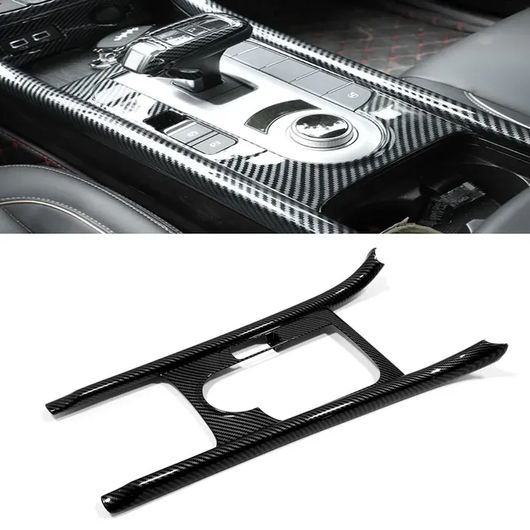 適用: 長城汽車 キャノン 長城汽車/GWM POER UTE 2019-2022 ABS カーボンファイバー ギア シフト パネル ウインドウ スイッチ アームレスト カバー ギア シフト パネル 左ハンドル用 SR-AA-3928 Interior parts for cars