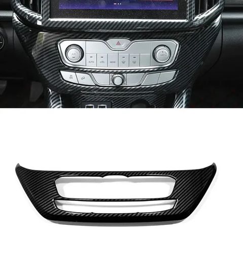 適用: 長城汽車 キャノン 長城汽車/GWM POER UTE 2019-2022 ABS カーボンファイバー ギア シフト パネル ウインドウ スイッチ アームレスト カバー エアコン スイッチ ボタン カバー SR-AA-3928 Interior parts for cars
