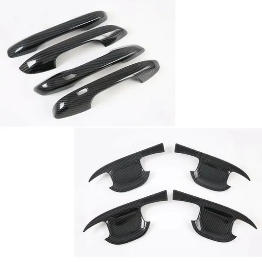 適用: 起亜 ソレント MQ4 2021 2022 2023 カーボンファイバー サイド ドア ハンドル カバー ドア ハンドル ボウル トリム エクステリア アクセサリー ハンドル ボウル 2 SR-AA-3939 Exterior parts for cars