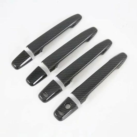 適用: 三菱 ASX RVR アウトランダー スポーツ 2013-2021 カーボンファイバー ABS ドア ハンドル カバー トリム ドア ハンドル ボウル ステッカー プロテクター ドア ハンドル カバー SR-AA-3946 Car parts