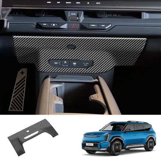 左ハンドル用 適用: 起亜 EV9 2023 2024 ABS カーボンファイバー インテリア アクセサリー ギア シフト パネル 通気口 カバー ウインドウ スイッチ カバー トリム USB パネル SR-AA-0317 Interior parts for cars|オートパーツエージェンシー2号店