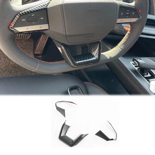適用: 長安汽車 UNIV UNI-V 2022 2023 2024 カーボンファイバー インテリア アクセサリー ウインドウ スイッチ カバー ギア シフト カバー 通気口 カバー ステアリング ホイール カバー SR-AA-0375 Interior parts for cars 13,543円