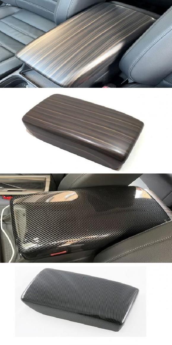 適用: ホンダ CR-V CRV 2023 2024 ABS カーボンファイバー センター コンソール アームレスト ボックス パネル 装飾 カバー トリム ABS ピーチ ウッド・ABS カーボンファイバー SR-AA-0337 Interior parts for cars