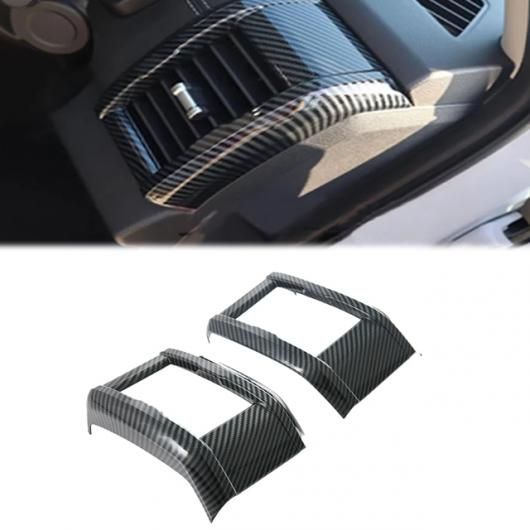 適用: 三菱 トライトン L200 2024 2025 カーボンファイバー エアコン 吹き出し口 カバー トリム センター エアコン フレーム リアシート エアコン 装飾 サイド エアコン カバー トリム SR-AA-4126 Interior parts for cars