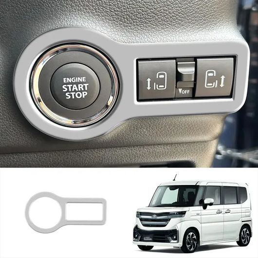 右ハンドル用 適用: スズキ スペーシア カスタム MK54S MK94S 2024 ギア シフト パネル ウインドウ スイッチ パネル エアコン 吹き出し口 カバー トリム スタート ストップ ボタン SR-AA-4225 Interior parts for cars