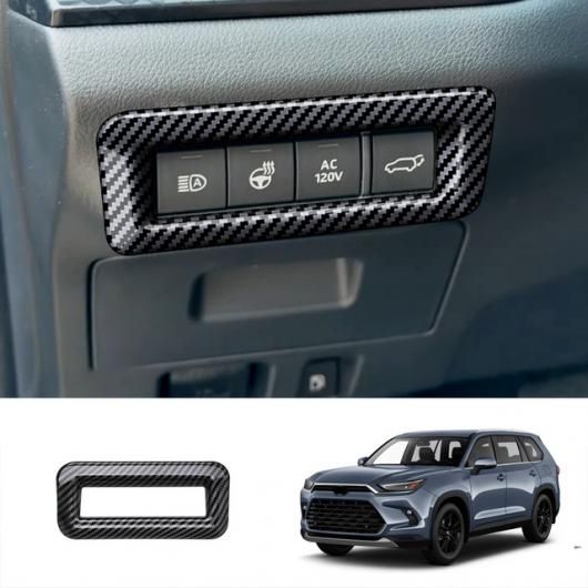 左ハンドル用 適用: トヨタ グランド ハイランダー 2024 2025 ウインドウ スイッチ ギア シフト パネル インストルメント アームレスト パネル エアコン ヘッドライト スイッチ カバー SR-AA-4289 Interior parts for cars