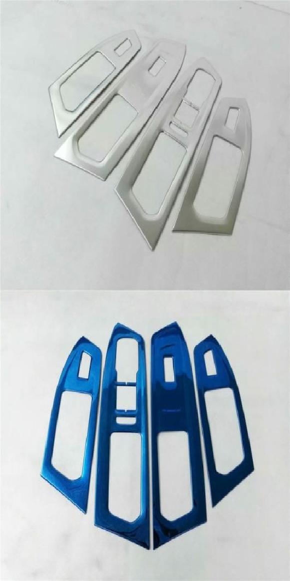 適用: フォルクスワーゲン/VOLKSWAGEN アトラス テラモント 2017 2018 2019 アクセサリー インテリア ウインドウ リフト ボタン トリム スチール マット・スチール ブルー SR-AA-4324 Interior parts for cars|オートパーツエージェンシー2号店