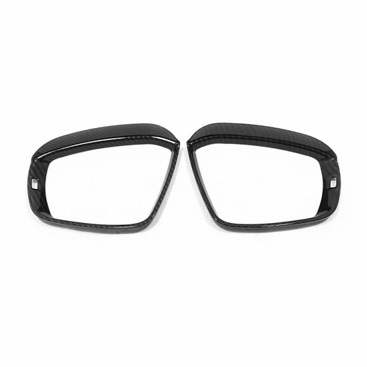 適用: VW フォルクスワーゲン/VOLKSWAGEN T-ROC TROC 2017 2018 2019 カーボンファイバー サイド ドア バックミラー ミラー カバー トリム レイン ガード バイザー シェード ベゼル フレーム SR-AA-4346 Exterior parts for cars