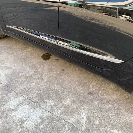 適用: テスラ/TESLA モデル 3 2023 2024 ABS クローム サイド ドア ボディ モールディング ライン カバー トリム プロテクター 装飾 エクステリア アクセサリー SR-AA-4685 Exterior parts for cars