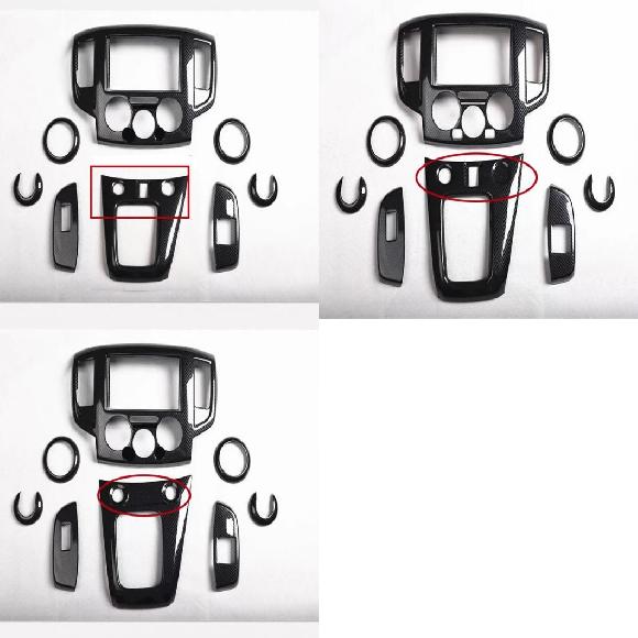 適用: 日産 NV200 エヴァリア 2010-2018 インテリア アクセサリー ギア シフト パネル 8ピース モデル 1～8ピース モデル 3 左ハンドル用・右ハンドル用 SR-AA-4932 Interior parts for cars