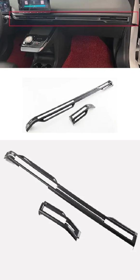 左ハンドル用 右ハンドル用 適用: MG 4 MG4 EV ムーラン 2022-2024 ABS カーボンファイバー センター コントロール パネル コンディション カバー 左ハンドル用・右ハンドル用 SR-AA-4942 Interior parts for cars｜オートパーツエージェンシー2号店