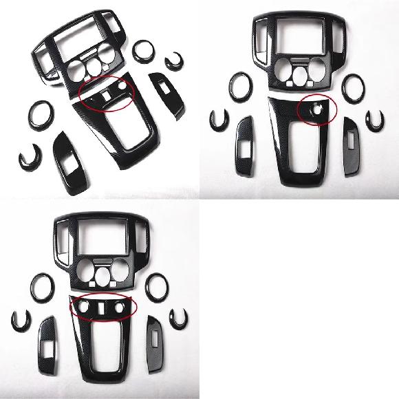 右ハンドル用 適用: 日産 NV200 エヴァリア 2010-2018 インテリア セントラル パネル ギア シフト ウインドウ スイッチ 通気口 カバー カーボン モデル 1～カーボン モデル 3 SR-AA-4989 Interior parts for cars