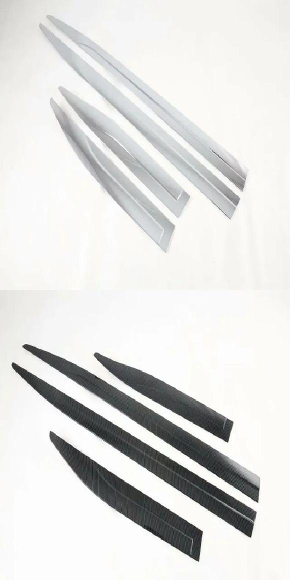 適用: 三菱 パジェロ/モンテロ/ショーグン スポーツ 2019-2021 ABS クローム サイド ドア ボディ ガード ストリップ プロテクター 装飾 ABS クローム・カーボンファイバー SR-AA-5003 Exterior parts for cars|オートパーツエージェンシー2号店