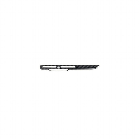 左ハンドル用 適用: 起亜 EV9 2023 2024 ABS カーボンファイバー ミドル エア コンディション カバー トリム フレーム ステッカー センター コントロール パネル 装飾 スタイリング SR-AA-0319 Interior parts for cars
