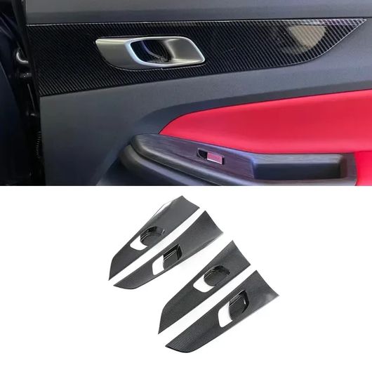 適用: 長安汽車 CS55 プラス 2022 2023 ABS カーボンファイバー ギア シフト パネル ウインドウ スイッチ カバー トリム サイド AC 吹き出し口 カバー インナー ドア ハンドル SR-AA-0397 Interior parts for cars