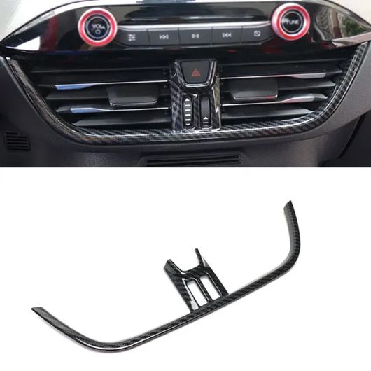適用: フォード/FORD フォーカス MK4 2019-2021 ABS カーボンファイバー ウインドウ スイッチ パネル AC アウトレット ステアリング ホイール カバー ギア トリム センター AC カバー 2 SR-AA-0427 Interior parts cars|オートパーツエージェンシー2号店